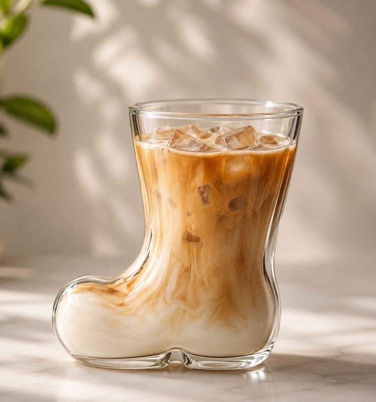 ماگ پیرکس طرح چکمه فانتزی